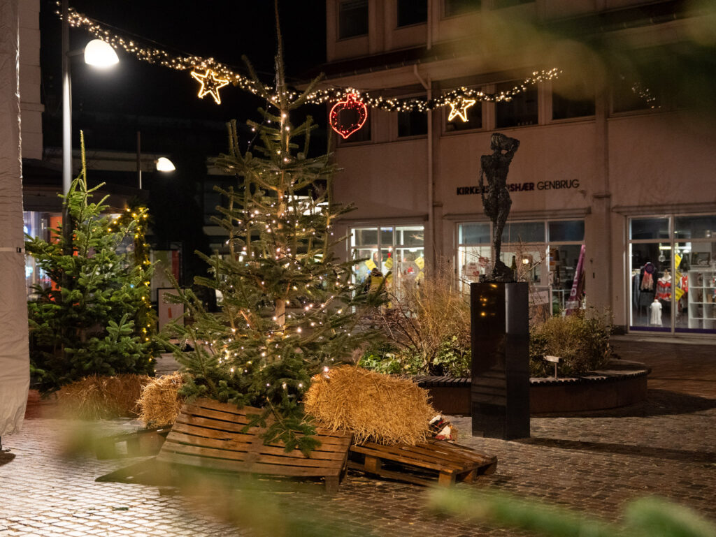 Juletræ og julebelysning